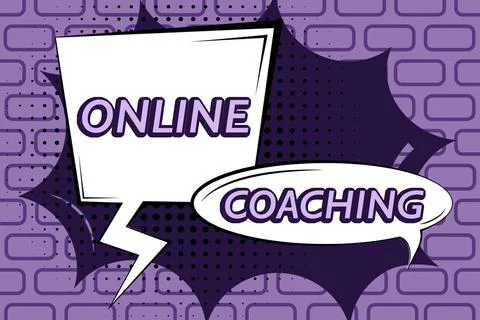 Writing displaying text Online CoachingLearning from online and internet with 스톡 일러스트