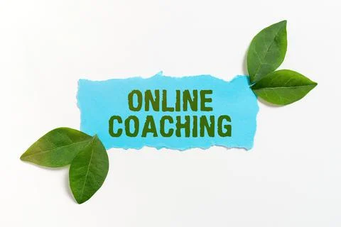 Writing displaying text Online CoachingLearning from online and internet with Stockfoto's