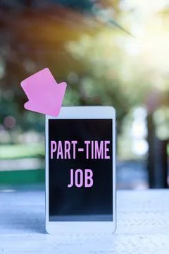 Writing displaying text Part Time Job. Word Written on Weekender Freelance Stock Photos