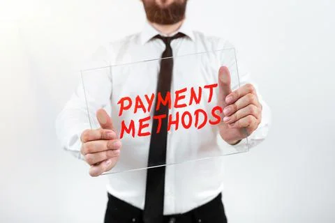 Writing displaying text Payment Methods. Business idea Several ways utilized to Stock Photos