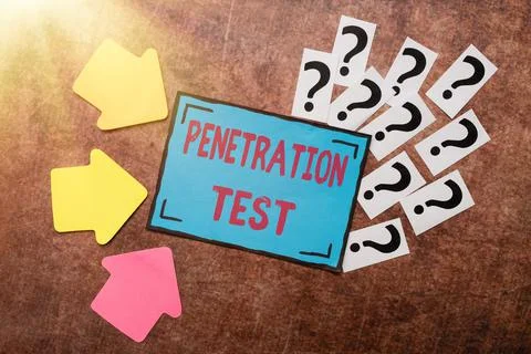 Writing displaying text Penetration Test. Business idea authorized simulated Stock Photos