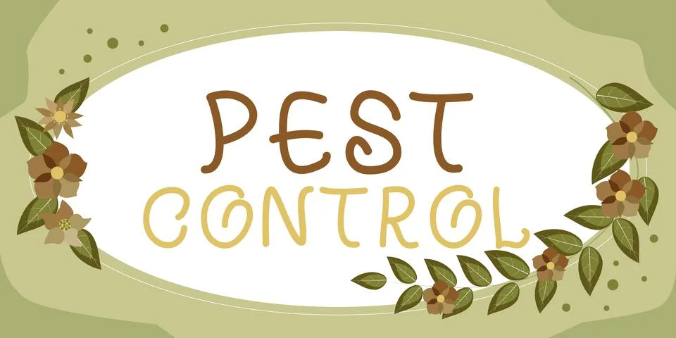 Writing displaying text Pest Control. Conceptual photo Killing destructive Stock Illustration