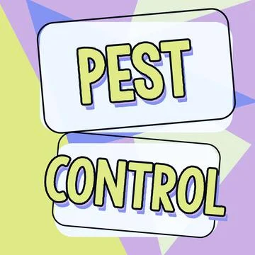 Writing displaying text Pest Control. Business idea Killing destructive insects Stock Illustration