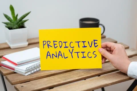 Writing displaying text Predictive Analytics. Business overview Optimize 写真素材