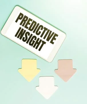 Writing displaying text Predictive Insight. Concept meaning Proactive Fault 스톡 사진