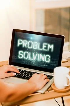 Writing displaying text Problem Solving. Business approach having a good Stock Photos