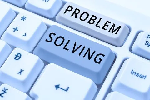 Writing displaying text Problem Solving. Business concept having a good 库存照片