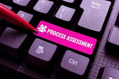 Writing displaying text Process Assessment. Business idea disciplined Stock Photos