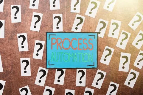 Writing displaying text Process Automation. Business showcase the use of Stock Photos
