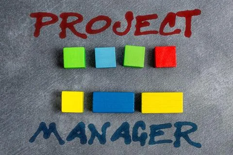 Writing displaying text Project Manager. Concept meaning overall charge of... 写真素材