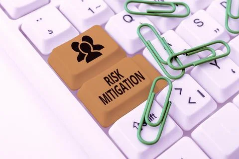 Writing displaying text Risk Mitigation. Conceptual photo strategy to prepare Stock Photos
