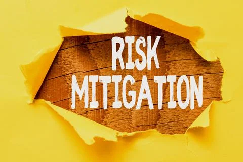 Writing displaying text Risk Mitigation. Business overview strategy to prepare Stock Photos