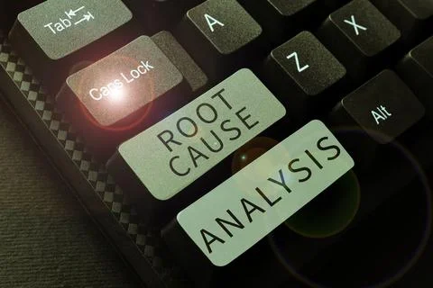 Writing displaying text Root Cause Analysis. Concept meaning Method of Problem 스톡 사진