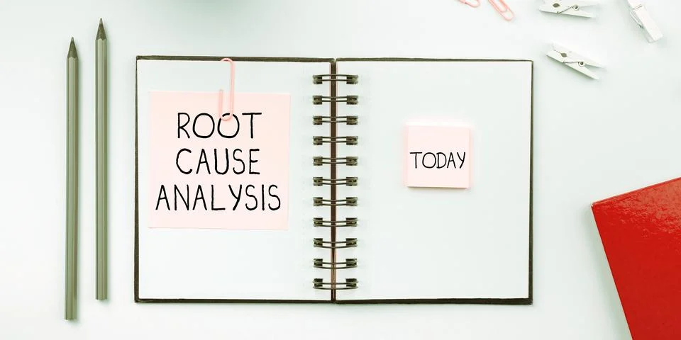 Writing displaying text Root Cause Analysis. Business concept Method of Problem Stock Photos
