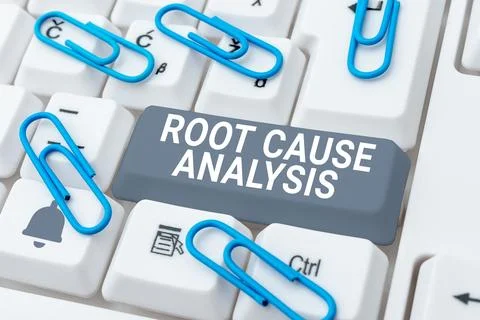 Writing displaying text Root Cause Analysis. Business showcase Method of Problem 스톡 사진