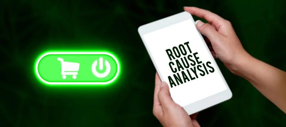 Writing displaying text Root Cause Analysis. Internet Concept Method of Problem Stock Photos