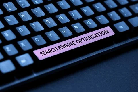 Writing displaying text Search Engine Optimization. Conceptual photo Increase of Stock Photos