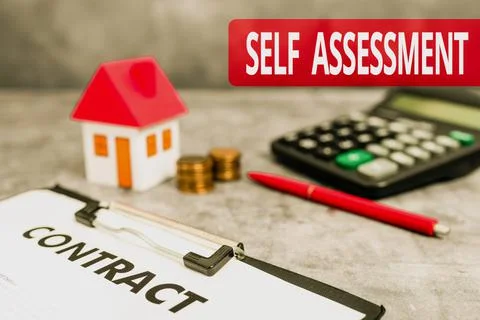 Writing displaying text Self Assessment. Business idea evaluation of oneself or Stock Photos