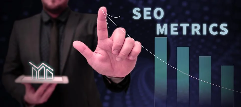 Writing displaying text Seo Metrics. Conceptual photo measure the performance of Stock Photos