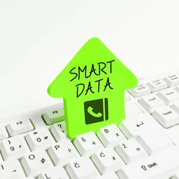 Writing displaying text Smart Data. Business concept digital information that is Stockfoto's