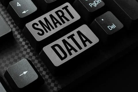 Writing displaying text Smart Data. Business concept digital information that is Stock Photos