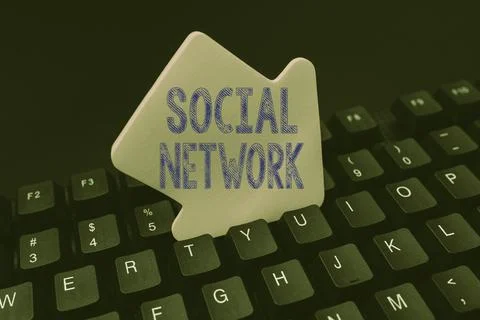 Writing displaying text Social Network. Internet Concept a framework of Stock Photos