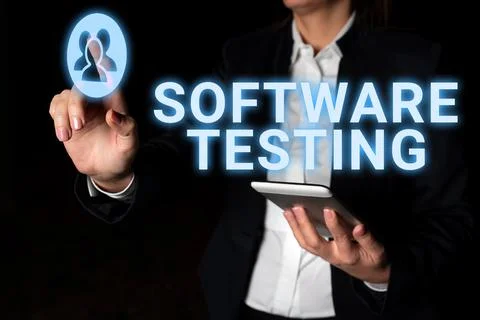 Writing displaying text Software Testing. Business idea activity to check Stock Photos