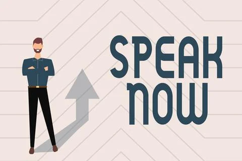 Writing displaying text Speak Now. Internet Concept Communicate to us your Illustration