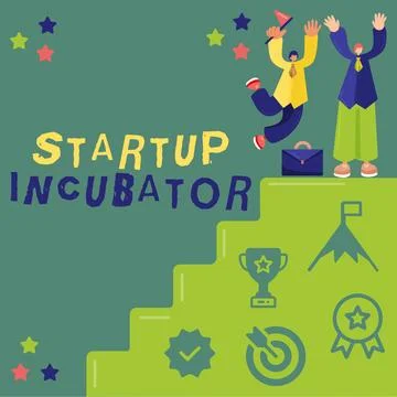 Writing displaying text Startup Incubator. Internet Concept Concept that can be Stock Illustration