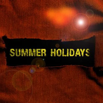 Writing displaying text Summer Holidays. Business overview Vacation during the Stock Photos
