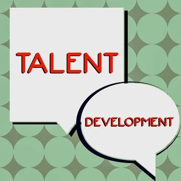 Writing displaying text Talent Development. Concept meaning Building Skills Ilustración de archivo