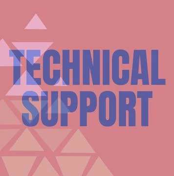 Writing displaying text Technical Support. Business idea Repair and advice Illustrazione stock