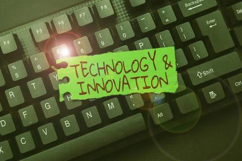 Writing displaying text Technology And Innovation. Conceptual photo Application Stock Photos