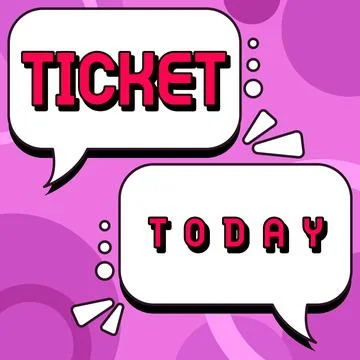 Writing displaying text Ticket. Concept meaning piece of paper card that gives Ilustração Stock