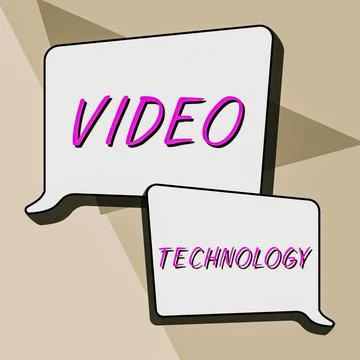 Writing displaying text Video Technology. Internet Concept an process of getting Stock Illustration