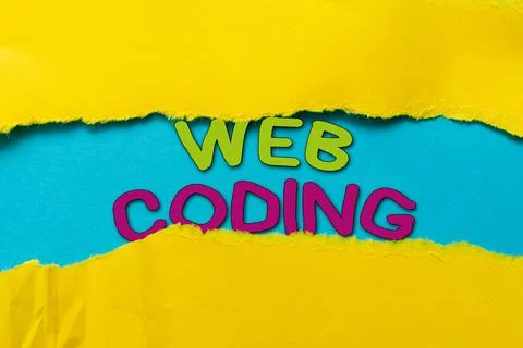 Writing displaying text Web Coding. Business overview a system of symbols and 스톡 사진