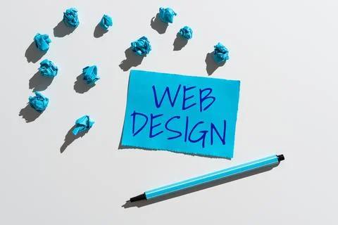 Writing displaying text Web Design. Concept meaning who is responsible of Stock Photos