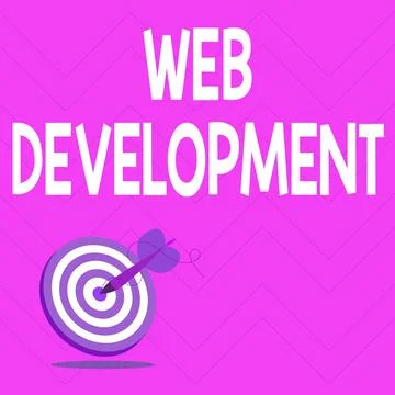 Writing displaying text Web Development. Business approach Web Development 스톡 일러스트