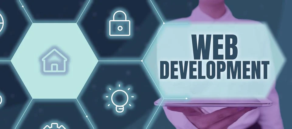 Writing displaying text Web Development. Conceptual photo work involved in Stock Photos