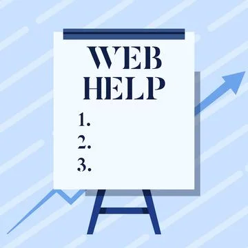 Writing displaying text Web Help. Business overview procedural or reference 스톡 일러스트