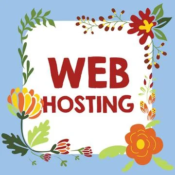 Writing displaying text Web Hosting. Business showcase The activity of providing Stock Illustration