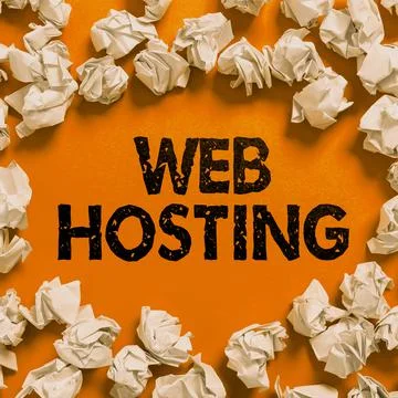 Writing displaying text Web Hosting. Business showcase The activity of providing Stock Photos