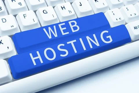 Writing displaying text Web Hosting. Concept meaning The activity of providing 写真素材