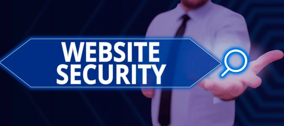 Writing displaying text Website Security. Internet Concept critical component to 스톡 사진