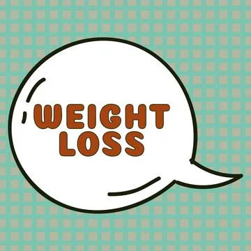 Writing displaying text Weight Loss. Business concept Decrease in Body Fluid 库存插图