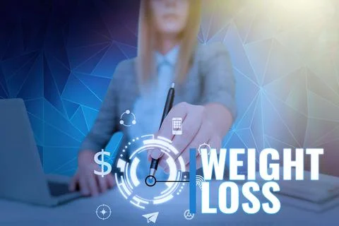 Writing displaying text Weight Loss. Business overview Decrease in Body Fluid Stockfoto's