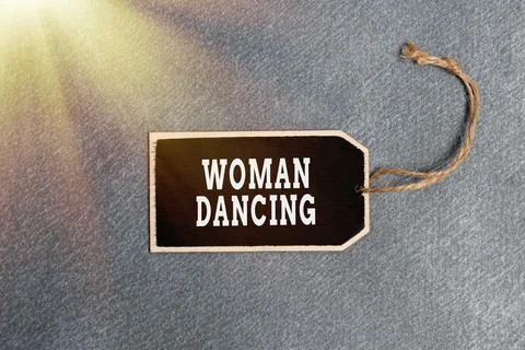 Writing displaying text Woanalysis Dancing. Business idea confident that dances Foto stock