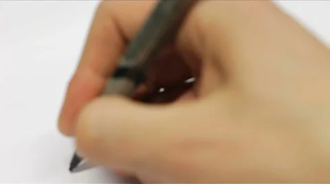 Writing down Pi Digits Stock Footage 48654201