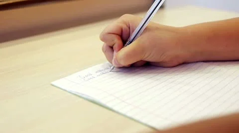 Writing Stock Footage 11882245