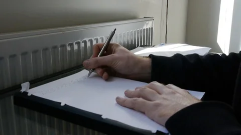 Writing Stock Footage 112695950